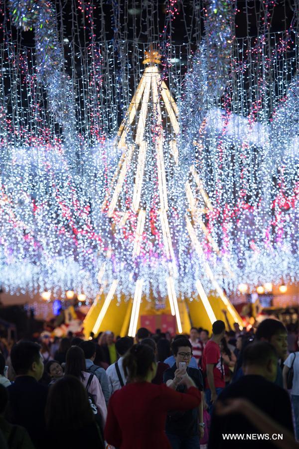 CHINA-MACAO-CHRISTMAS LIGHTS (CN)