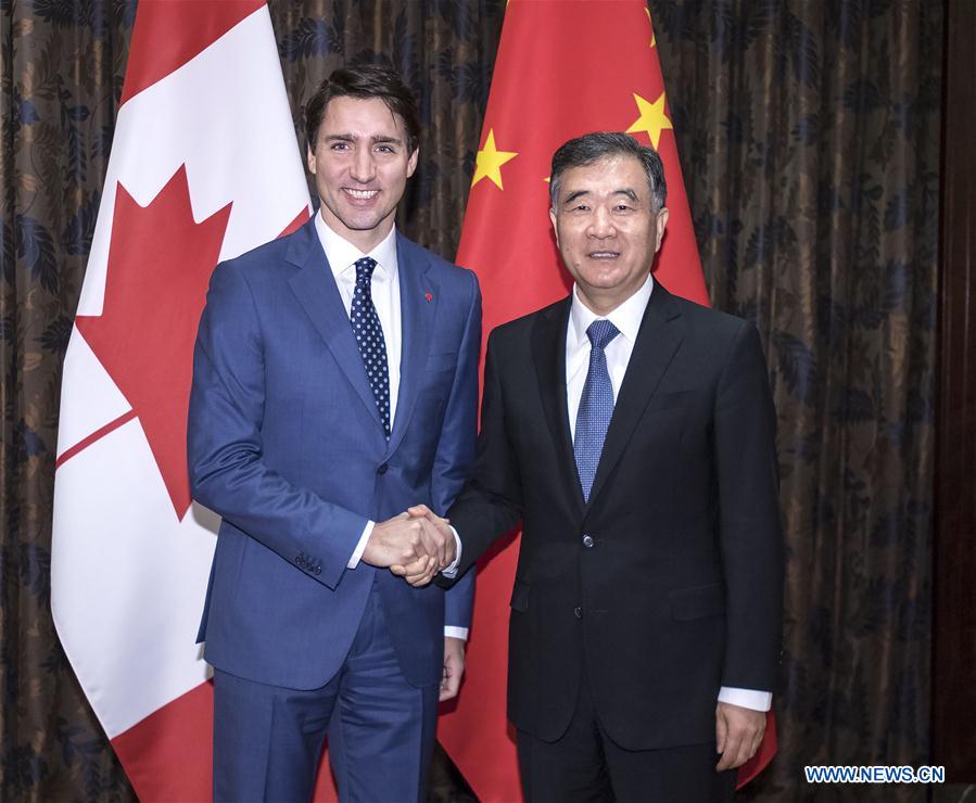 CHINA-GUANGZHOU-WANG YANG-CANADIAN PM-MEETING (CN)