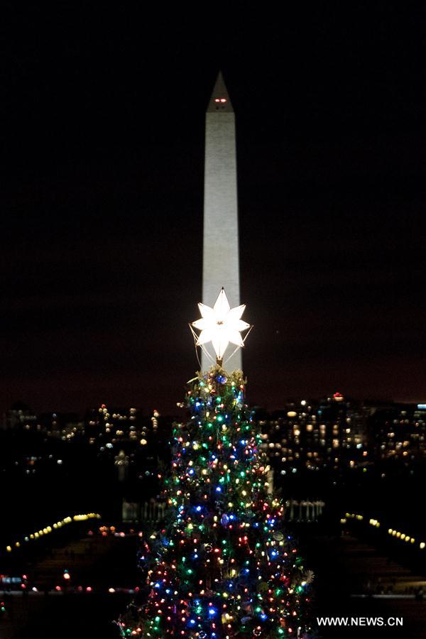 U.S.-WASHINGTON-CAPITAL CHRISTMAS TREE-LIGHTING