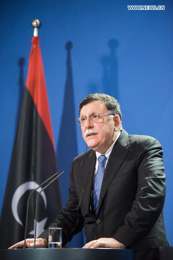 GERMANY-BERLIN-CHANCELLOR-LIBYA-UN-BACKED PM-MEETING