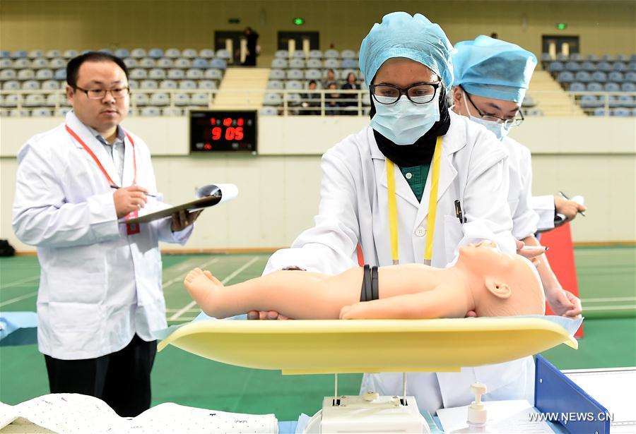 CHINA-TIANJIN-OVERSEAS STUDENTS-CLINICAL SKILL COMPETITION (CN)