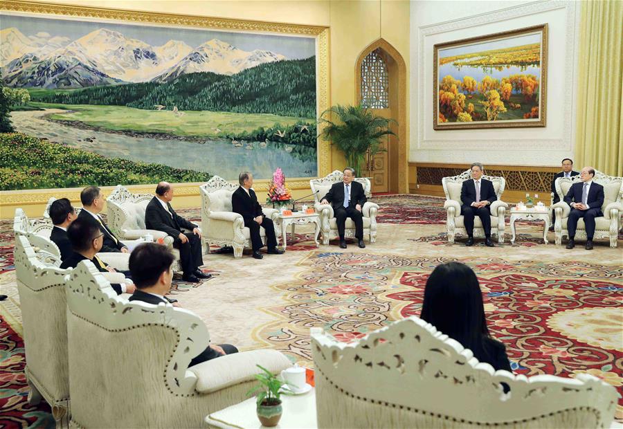 CHINA-BEIJING-YU ZHENGSHENG-TAIWAN-MEETING (CN)