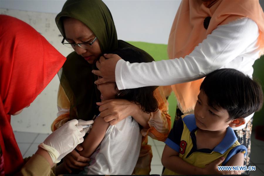 INDONESIA-SOUTH TANGERANG-DIPHTHERIA-VACCINATION