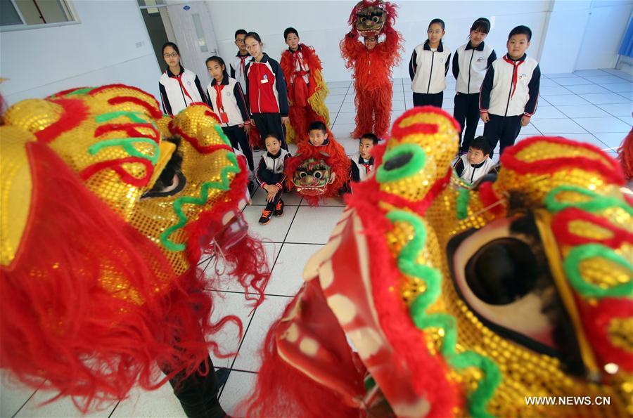 #CHINA-SHANDONG-DONGYING-LION DANCE (CN)