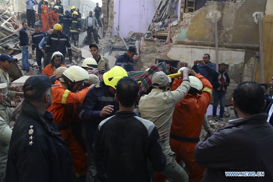 EGYPT-CAIRO-ACCIDENT-BUILDING COLLAPSE