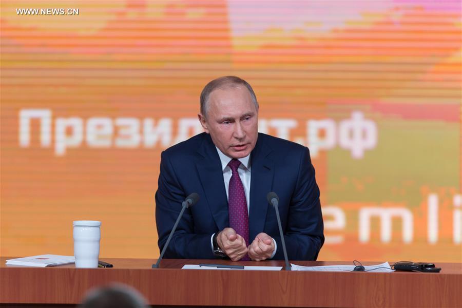 RUSSIA-MOSCOW-PUTIN-PRESS CONFERENCE
