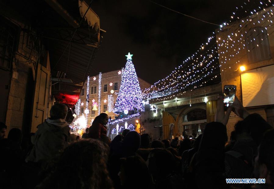 MIDEAST-JERUSALEM-CHRISTMAS