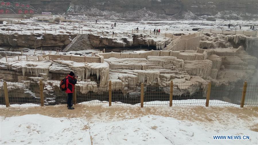 #CHINA-SHANXI-HUKOU WATERFALL-SNOWFALL (CN)