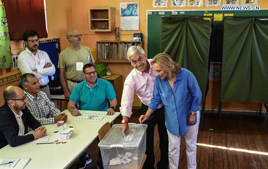 CHILE-SANTIAGO-PRESIDENTIAL ELECTION-SECOND ROUND-VOTING