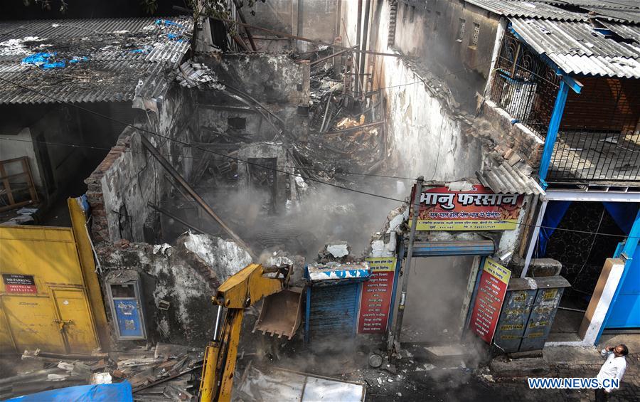 INDIA-MUMBAI-FIRE ACCIDENT