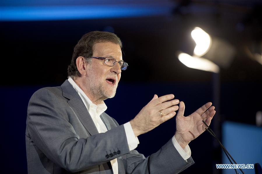 SPAIN-BARCELONA-MARIANO RAJOY-GENERAL ELECTION-EVENT