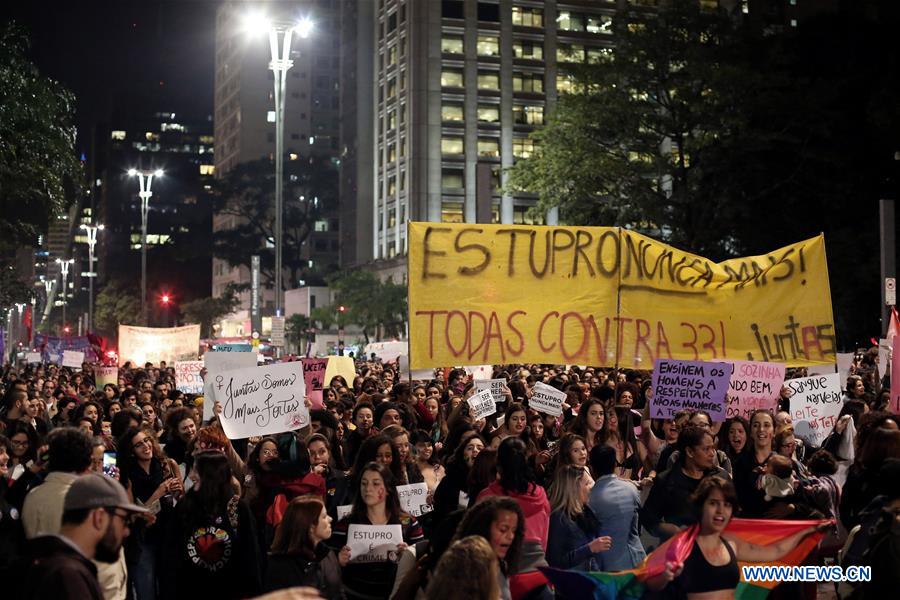 BRAZIL-SAO PAULO-SOCIETY-PROTEST