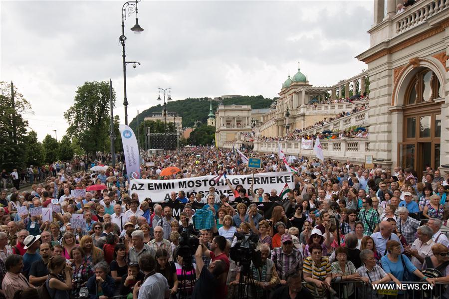 HUNGARY-BUDAPEST-EDUCATION-PROTEST
