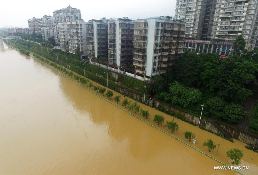 CHINA-LIUZHOU-LIUJIANG RIVER-FLOOD (CN)