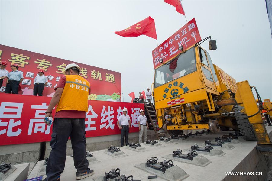 CHINA-GUIZHOU-HIGH-SPEED RAILWAY-CONSTRUCTION (CN)