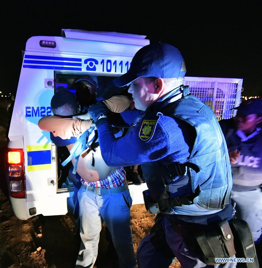SOUTH AFRICA-PRETORIA-VIOLENCE-INSPECTION-POLICE
