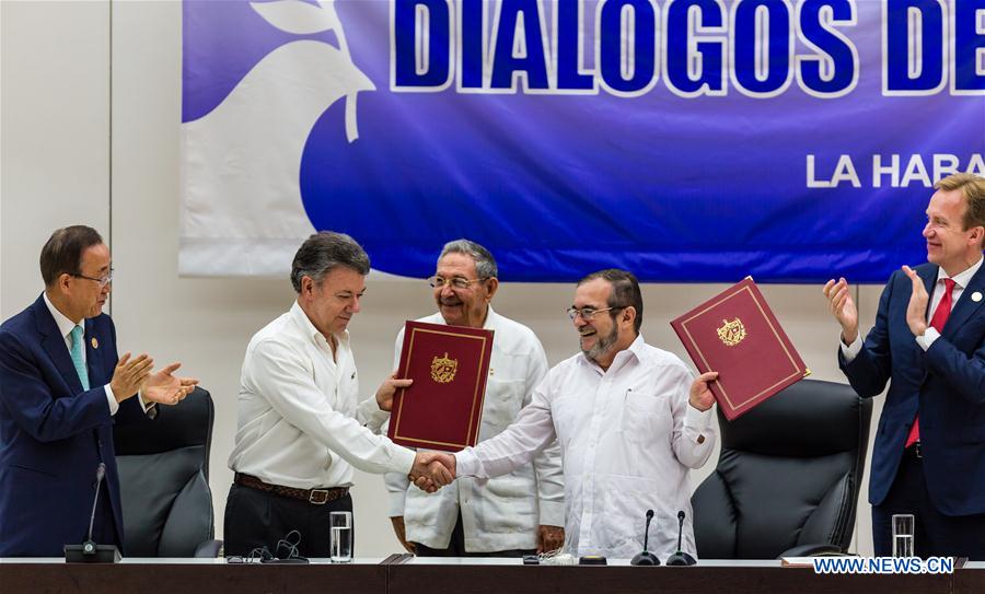 CUBA-HAVANA-COLOMBIA-FARC-CEASEFIRE AGREEMENT