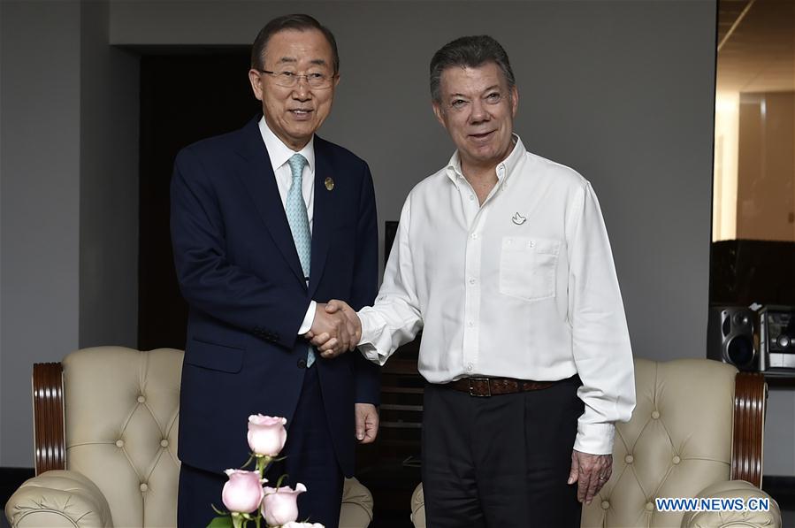 The Colombian government and the FARC guerrilla group signed a pact on a definitive bilateral ceasefire, marking a major step towards ending a half-century conflict. The conflict had killed more than 220,000 people and displaced millions since 1964.