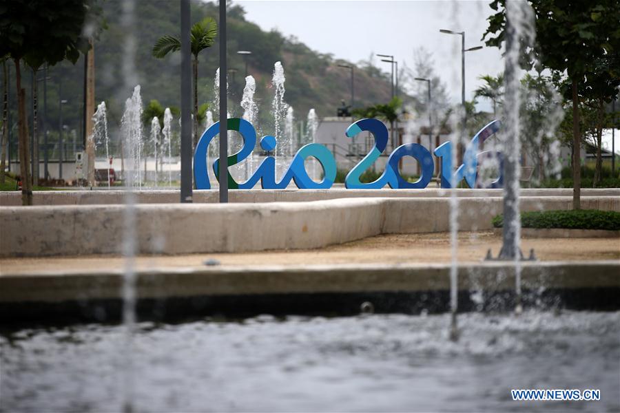Photo taken on June 23, 2016 shows the Rio 2016 olympic village in Rio de Janeiro, Brazil.