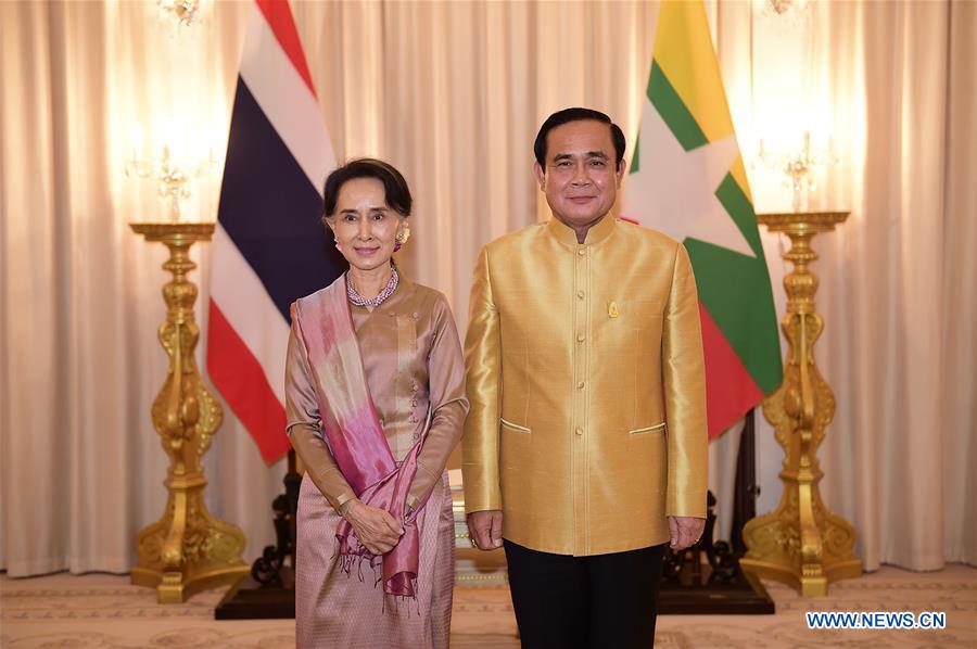 THAILAND-BANGKOK-PM-MYANMAR-AUNG SAN SUU KYI-MEETING