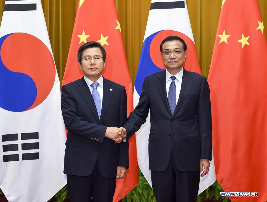 CHINA-BEIJING-LI KEQIANG-S. KOREAN PM-TALKS (CN)