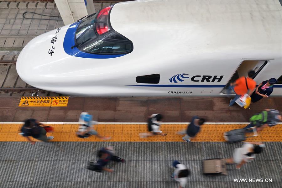 A total of 560 million rail trips will be made during the upcoming two-month summer travel peak, up 55.5 million from one year earlier, the China Railway Corporation forecast on Thursday