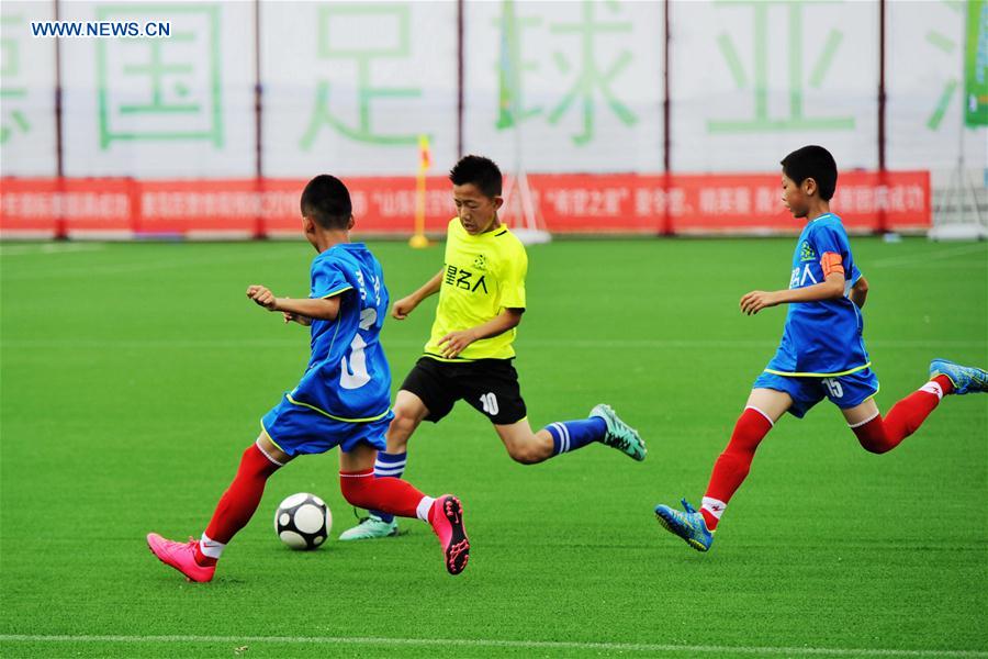 #CHINA-QINGDAO-PRIMARY SCHOOL-FOOTBALL CAMP (CN)