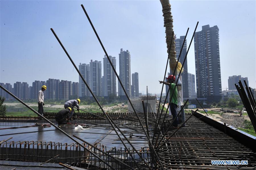 CHINA-BEIJING-XUYIN ROAD-CHAOBAIHE BRIDGE-CONSTRUCTION (CN)