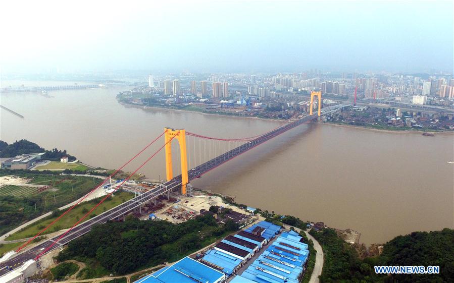 #CHINA-HUBEI-YICHANG-BRIDGE-YANGTZE RIVER-OPEN FOR TRAFFIC (CN)
