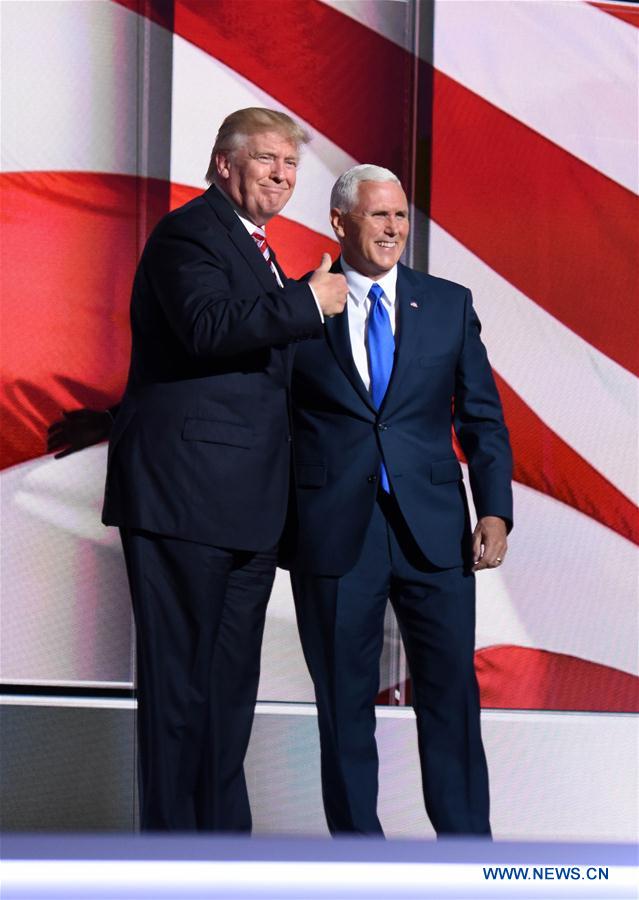 US-CLEVELAND-REPUBLICAN NATIONAL CONVENTION-MIKE PENCE