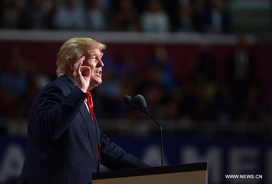 New York billionaire Donald Trump officially accepted the presidential nomination of the U.S. Republican Party Thursday night on the final day of the Republican National Convention