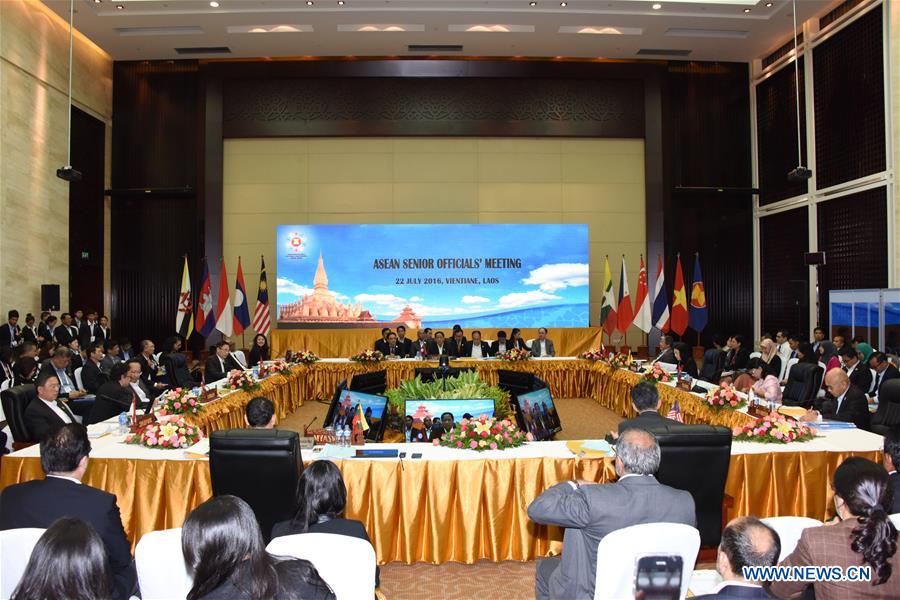 LAOS-VIENTIANE-ASEAN SENIOR OFFICIALS' MEETING