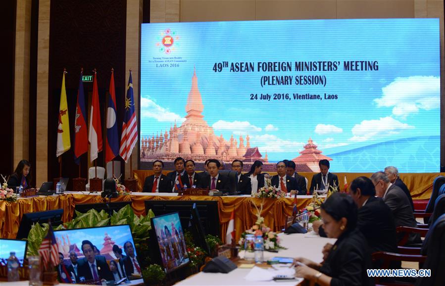 LAOS-VIENTIANE-ASEAN-FOREIGN MINISTERS MEETING