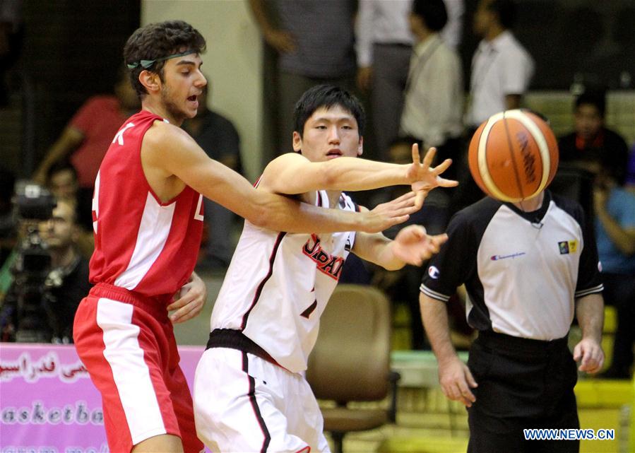 (SP)IRAN-TEHRAN-BASKETBALL-FIBA ASIA U18 CHAMPIONSHIP-JAPAN VS LEBANON