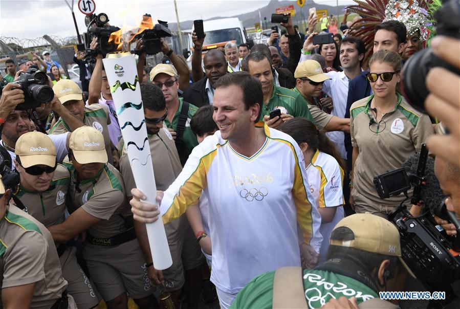 (SP)BRAZIL-RIO DE JANEIRO-OLYMPICS-TORCH RELAY