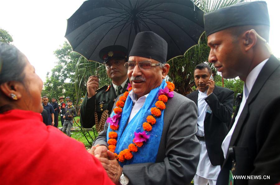 NEPAL-KATHMANDU-NEW PM-MARTYRS' MEMORIAL PARK-VISIT