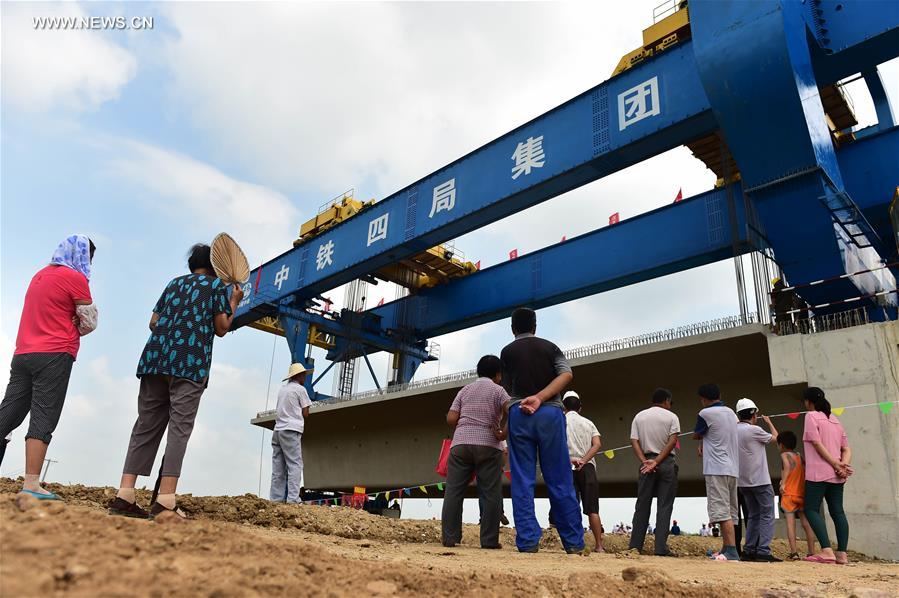 CHINA-ANHUI-FEIDONG-RAILWAY BRIDGE-CONSTRUCTION (CN) 