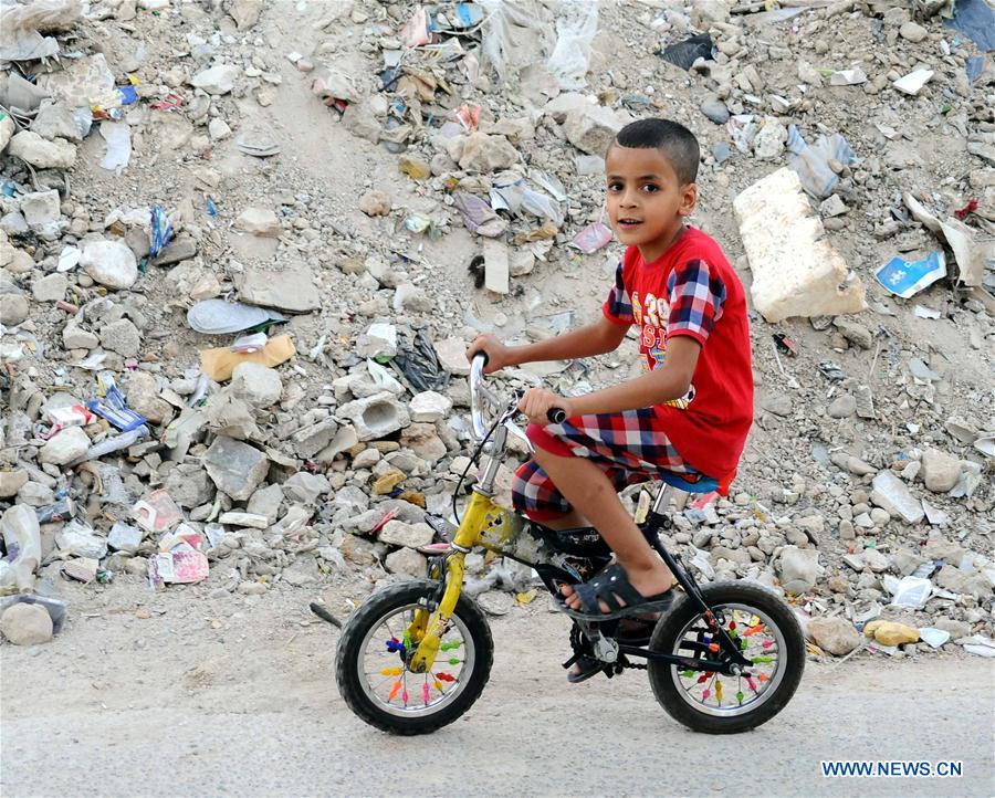 SYRIA-DAMASCUS-PALESTINIAN CAMP-CHILDREN