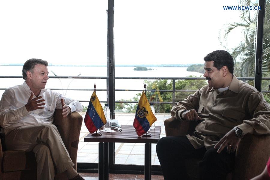 VENEZUELA-COLOMBIA-PRESIDENTS-MEETING 