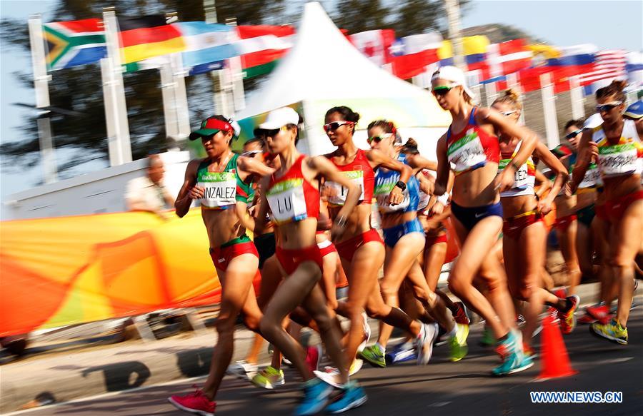 (SP)BRAZIL-RIO DE JANEIRO-OLYMPICS-WOMEN'S 20KM RACE WALK