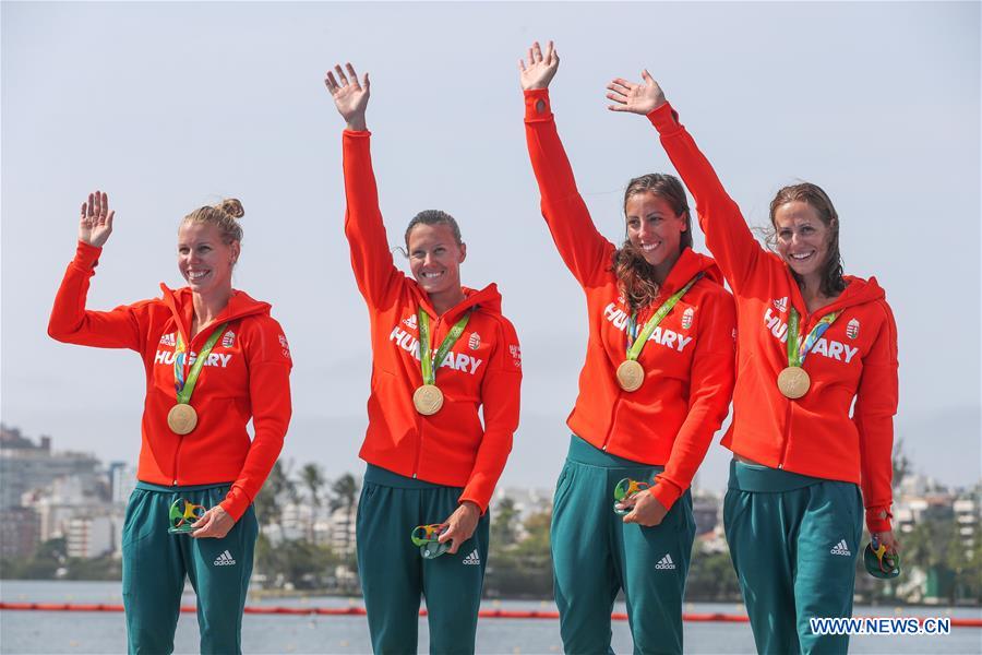 (SP)BRAZIL-RIO DE JANEIRO-OLYMPICS-WOMEN'S KAYAK FOUR 500M