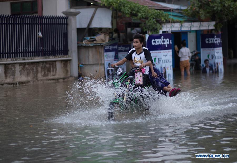 MYANMAR-MANDALAY-FLOOD