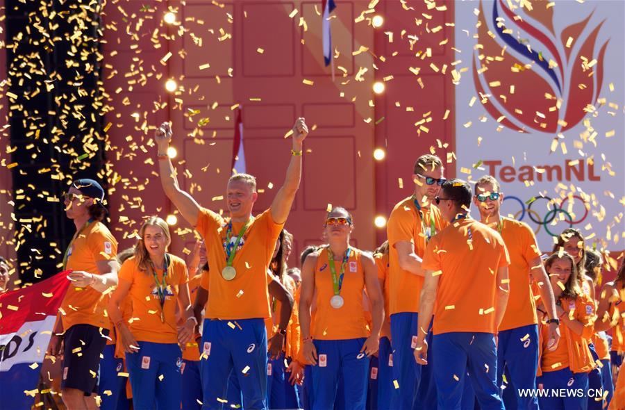 (SP)NETHERLANDS-AMSTERDAM-OLYMPIC MEDALISTS