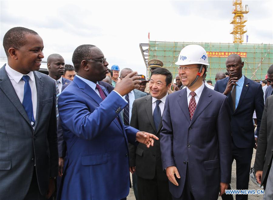 KENYA-NAIROBI-SENEGALESE PRESIDENT-CHINESE BUILT RAILWAY-VISIT