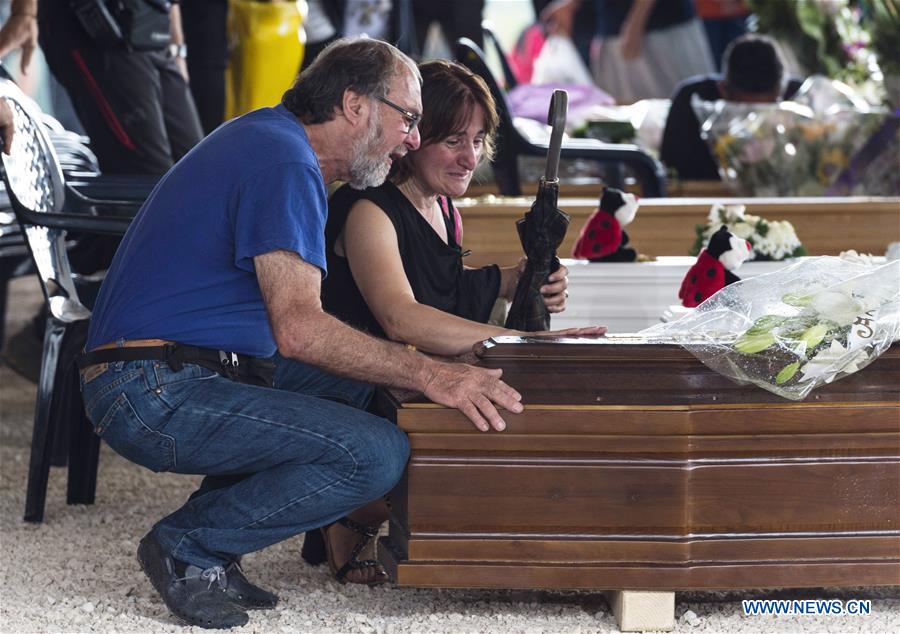 ITALY-AMATRICE-EARTHQUAKE-FUNERAL