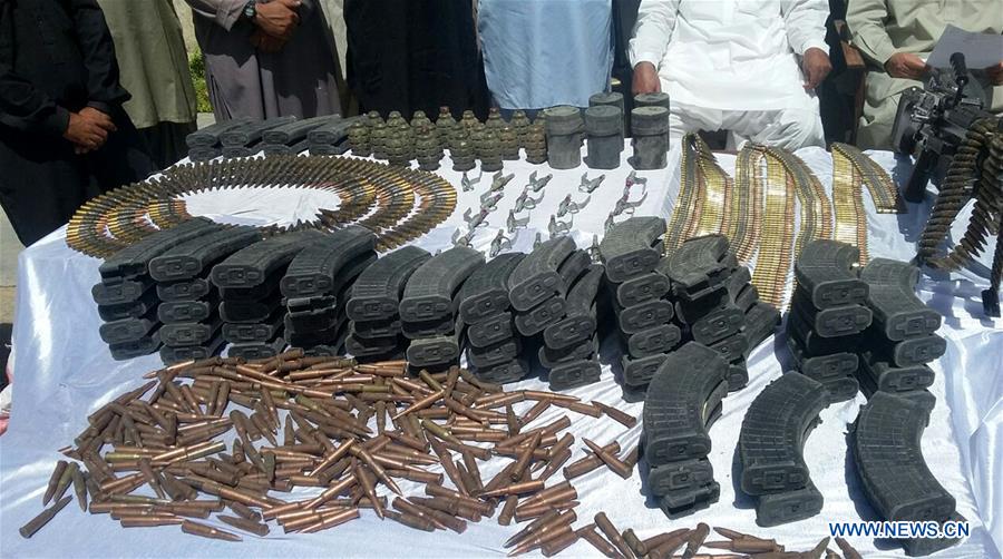 PAKISTAN-QUETTA-SEIZED WEAPONS AND AMMUNITIONS