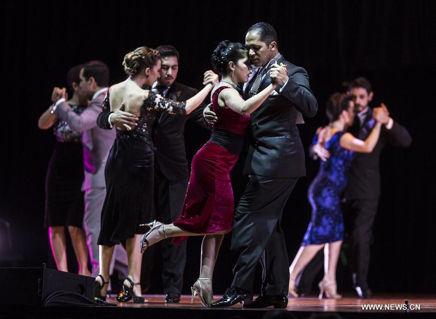 A total of 540 couples, of whom 140 are foreigners, contended at the tournament in floor and stage tango categories.