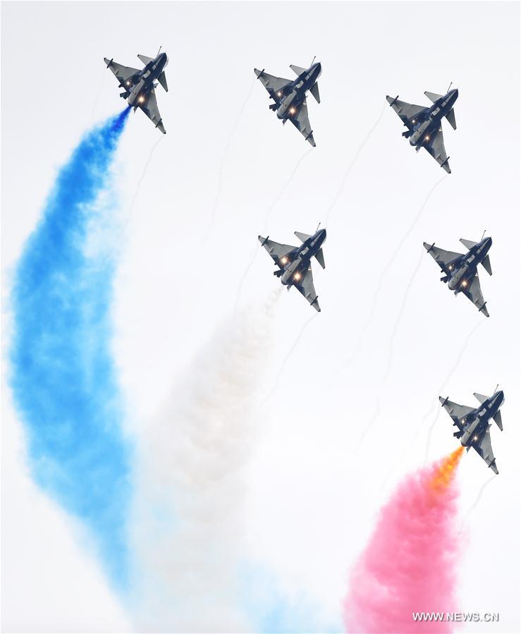 The open day aims to demonstrate the achievements of Chinese People's Liberation Army (PLA) air force and enhance the public awareness of aerospace safety.