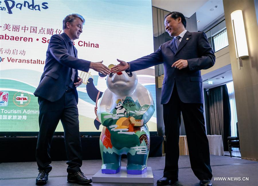 The first global promotional campaign of 'Beautiful China, more than pandas' kicked off in Germany's capital city Berlin on Friday. 