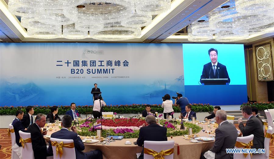 (G20 SUMMIT)CHINA-HANGZHOU-B20-BANQUET (CN)